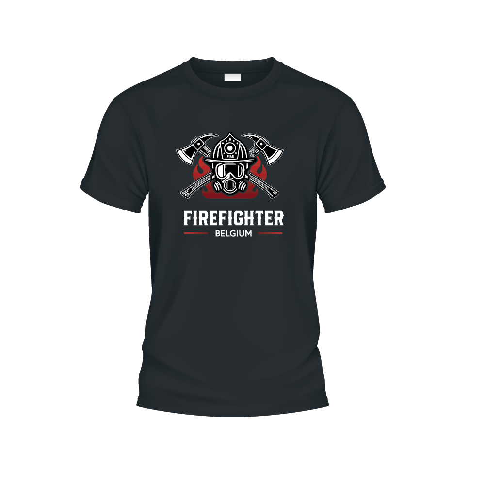 T-shirt Firefighter Belgium